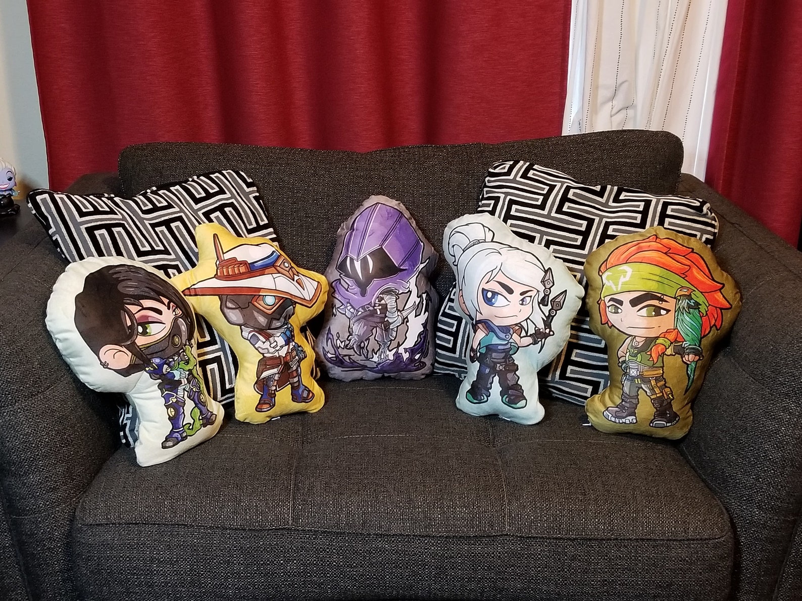 Valorant Pillow Plush Master Listing Valorant Cute Stuffed Etsy