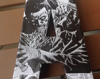 THE WALKING DEAD Comic Book 3-D Letters- Made to Order