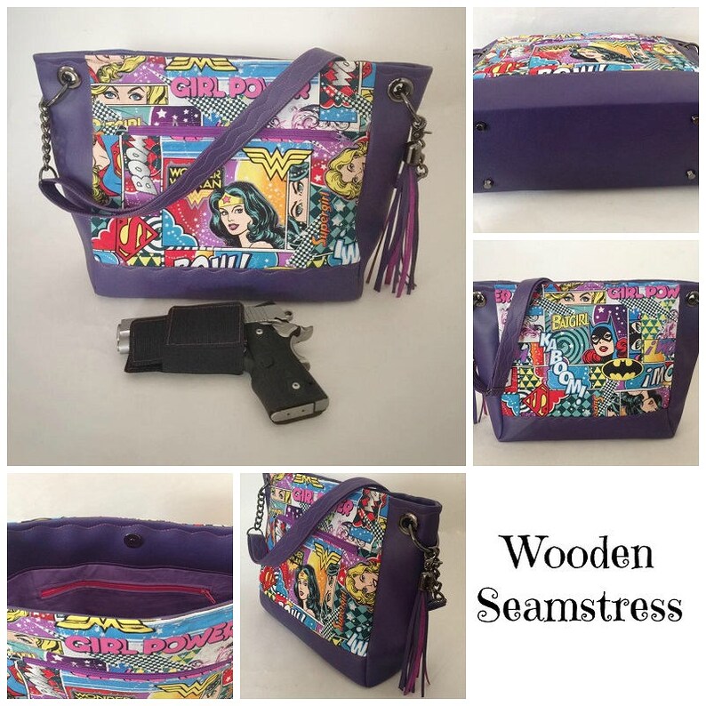 Concealed Carry Purse Sewing Pattern CC Purse Pattern Annie Etsy