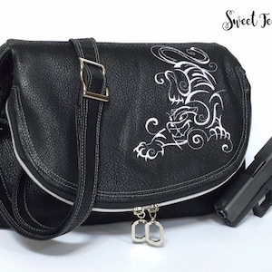 Patron de couture dissimulé Carry Purse, Madge CC Purse Pattern, Dissimulé Carry Purse Pattern, CC Fold Over Bag, Dissimulé Carry Cross body