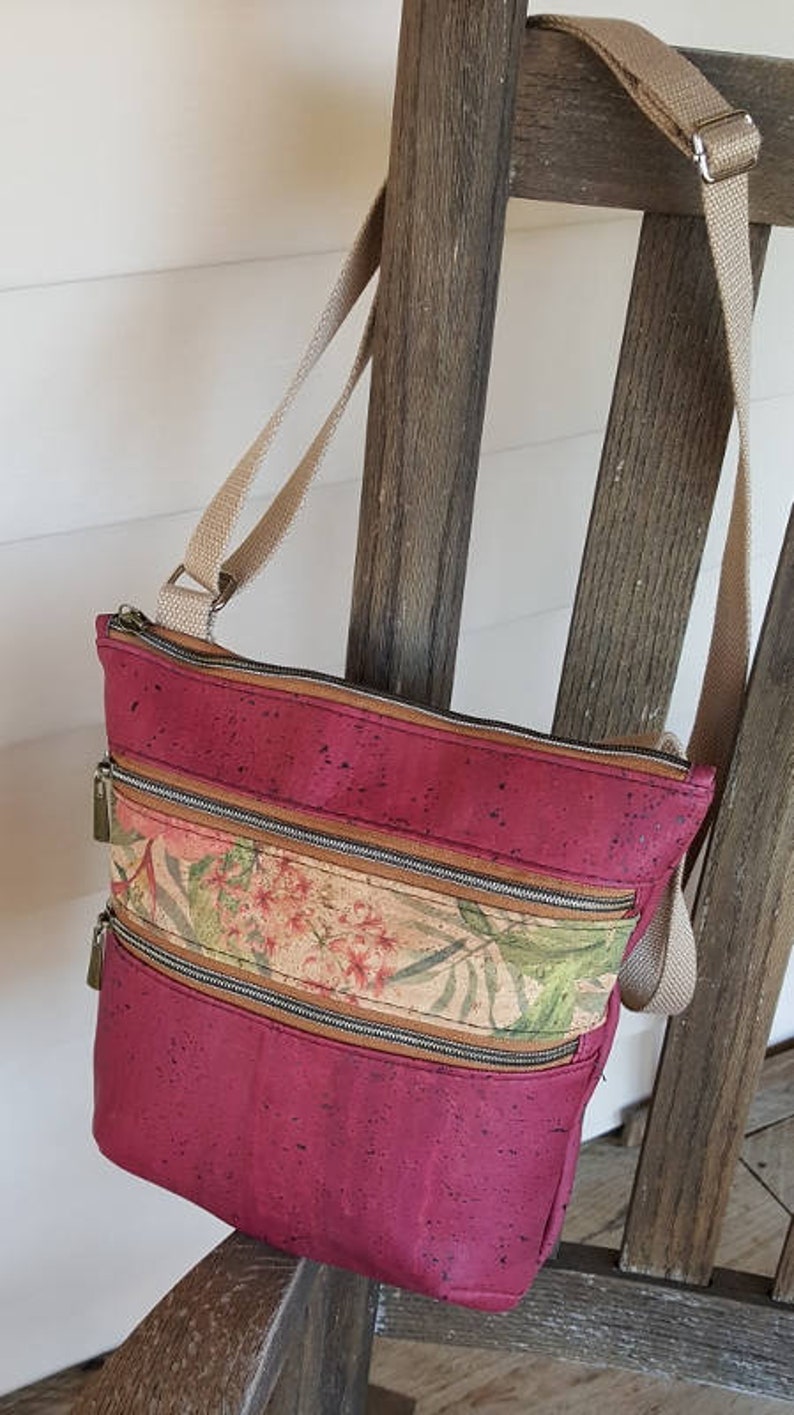 Cork Crossbody Bag Cross Body Purse Cork Purse Wine Etsy