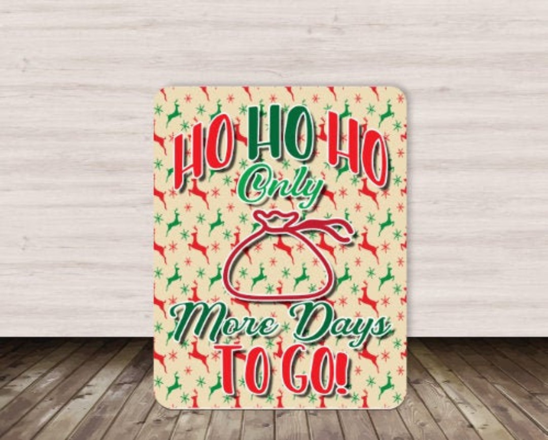 Countdown to Christmas Dry Erase Board Christmas Countdown Etsy