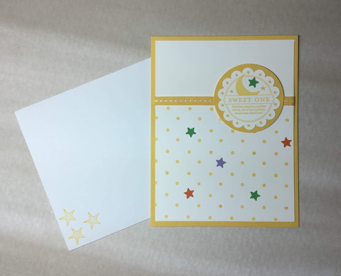 Baby Greeting Card New Baby Gift Card Baby Shower Neutral Etsy