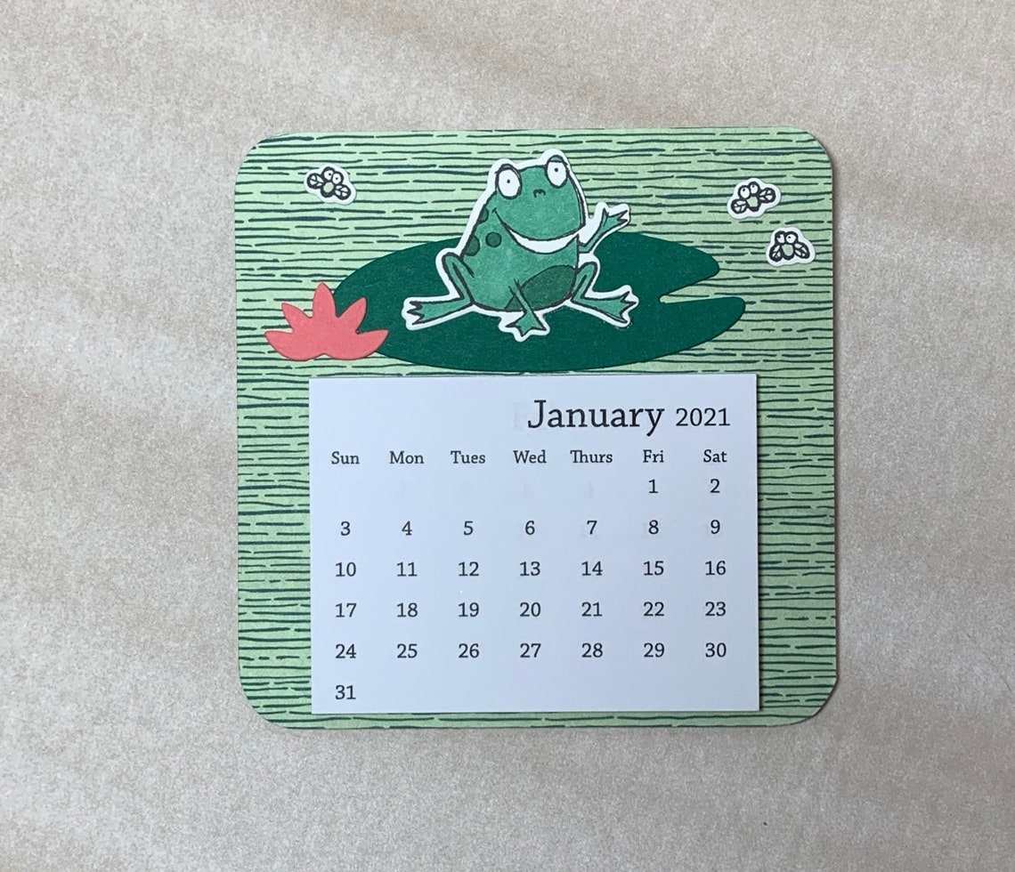 Handmade 2023 Tear Away Calendar Magnetic Refrigerator - Etsy