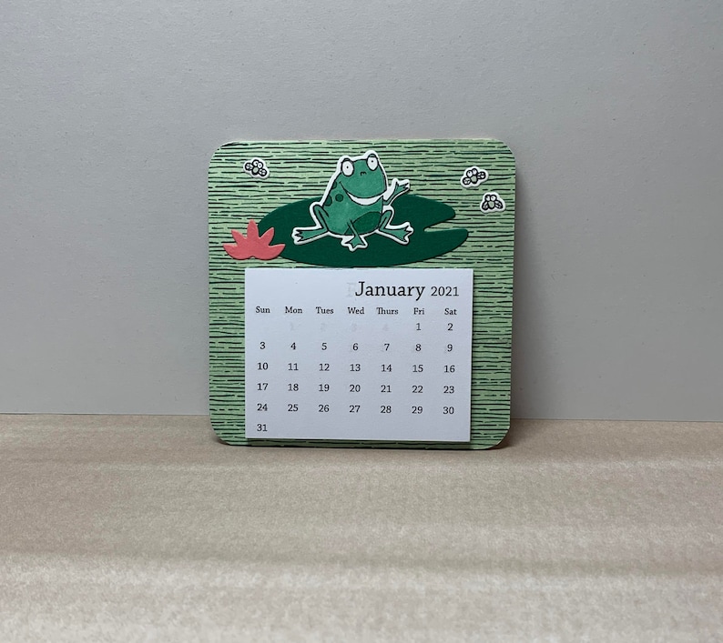 Handmade 2024 Tear Away Calendar Refrigerator Calendar With