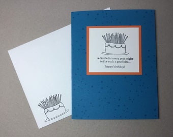 8 Pack Funny Cards - Handmade Puny Greeting Cards - Variety Pack of Blank Inside Cards with Envelopes - Birthday Cards - Everyday Cards