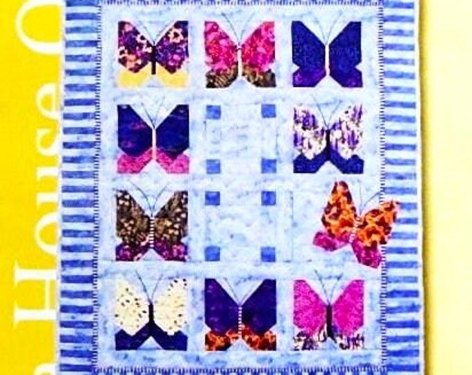 Butterfly's Break Quilt Pattern - Java House Quilts - Finished Size 53 ...