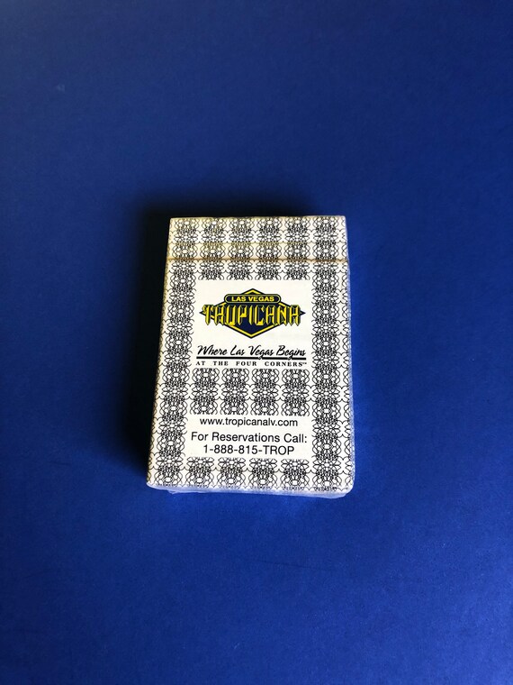 Vintage Tropicana Hotel Casino Las Vegas decks of playing cards sealed 