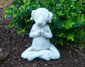 Meditating Dog Etsy