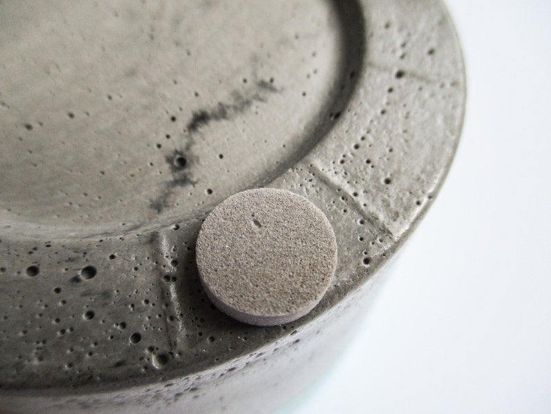 Cement decor Turquoise home decor Turquoise decor Aquamarine decor Turquoise planter Cement planter Cement home decor