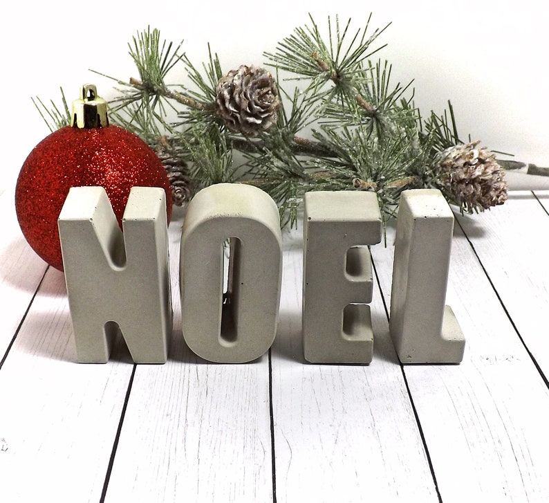 Noel Decor Noel Letters Christmas Decor Letters Decor Etsy