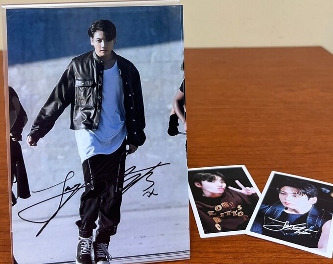 BTS Jungkook Signature Standee Etsy