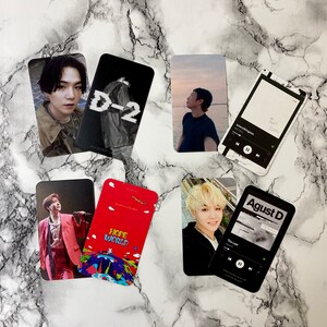 BTS rap line photocards