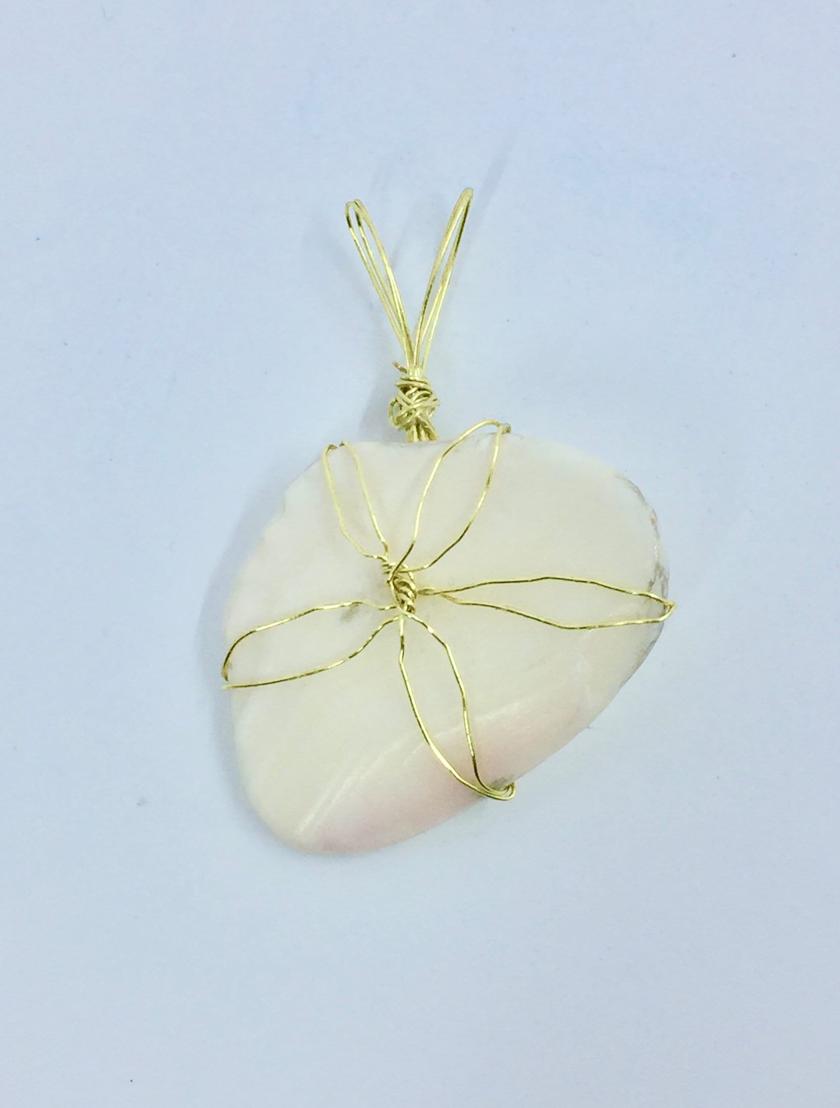 One of a Kind Wire Wrapped Shell Pendants, Wire Wrapped Shells, Beach ...