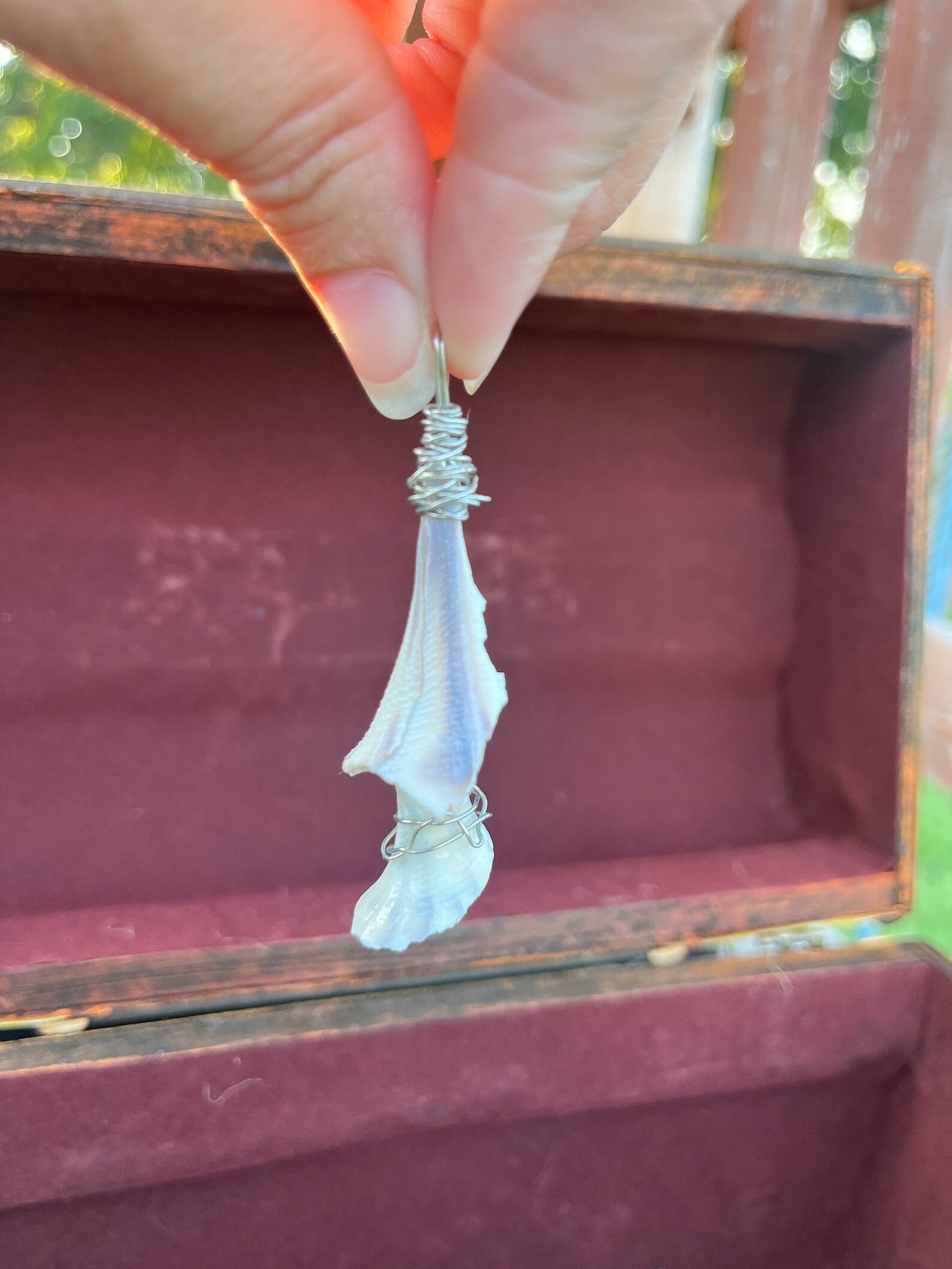 One of a Kind Wire Wrapped Shell Pendants, Wire Wrapped Shells, Beach ...
