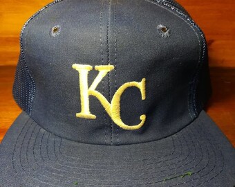 Vintage KC blue snapback hat