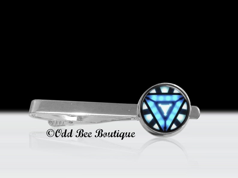Gift for Him Superhero Tie Clip Marvel Comics Tie Clip Avengers Tie Clip Tony Stark Tie Clip Father/'s Day Gift Iron Man Tie Bar