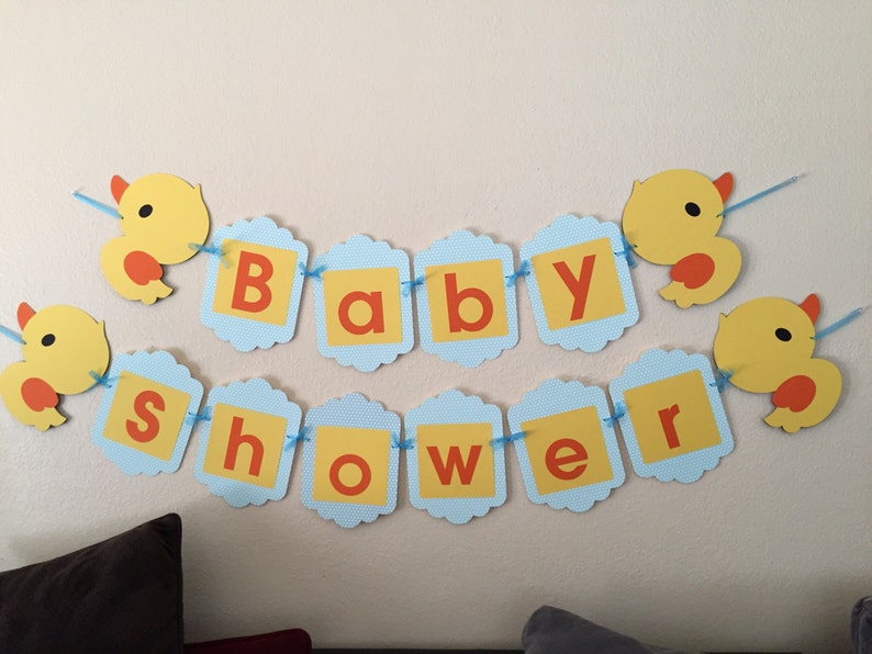 Baby Shower Duck Banner Animal Banner Baby Banner Handmade Etsy Baby Shower Duck Banner Animal Banner Baby Banner Handmade Etsy