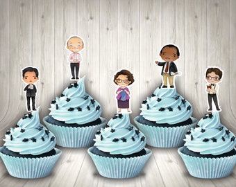 The Office Cupcake Toppers, Party Decor (15 Count)