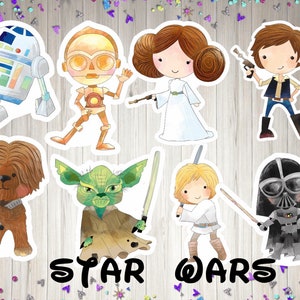 Free shipping, Star Wars stickers, stickers, movie stickers