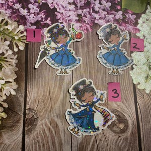 Mary Poppins holographic stickers