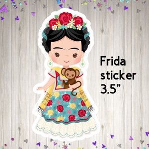 frida stickers , stickers , 2 dollar, frida