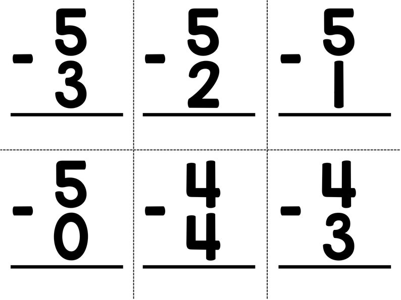 subtraction-flash-cards-printable-flashcards-for-kids-etsy