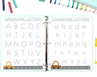 Alphabet Tracing Worksheets | Alphabet Letter Tracing | Busy Book Printable | Preschool Worksheets Printable