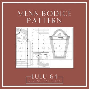 Princess Seam Strappy Bodice Pattern. Women's PDF Printable and