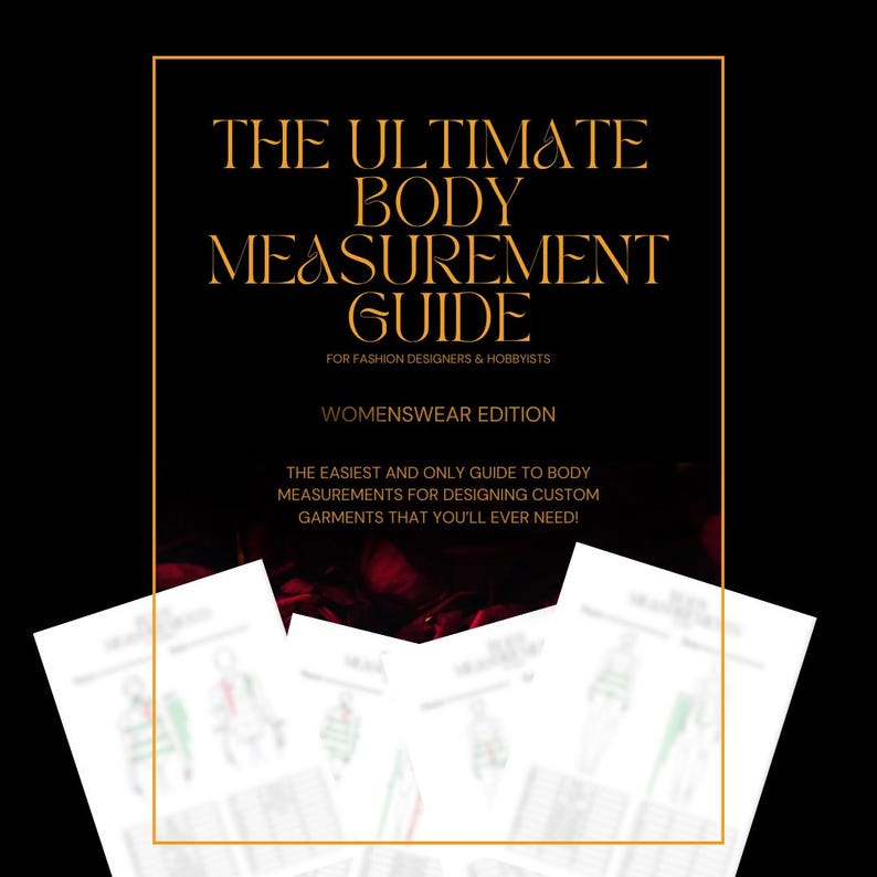 Ultimate Body Measurements Guide PDF | Sewing Measurements Guide | How ...