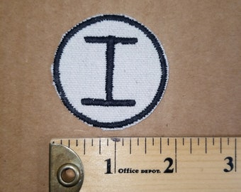 Embroidered Monogram I Patch Iron On