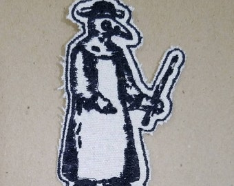 Embroidered Plague Doctor Patch