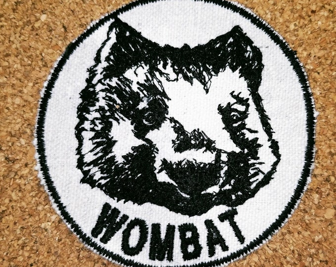 Embroidered Wombat Patch