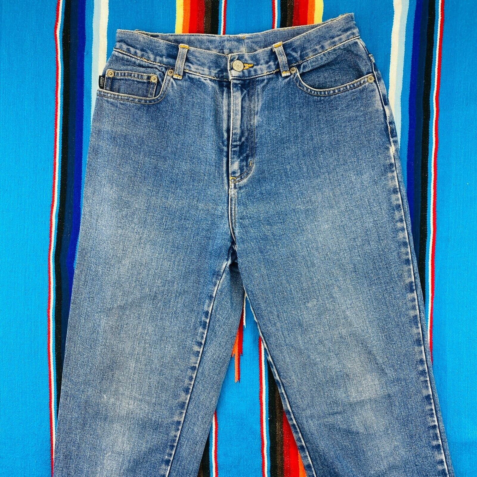 Ralph Lauren Jeans Co Women's Jeans Vintage 90s Size 4 Mid Etsy