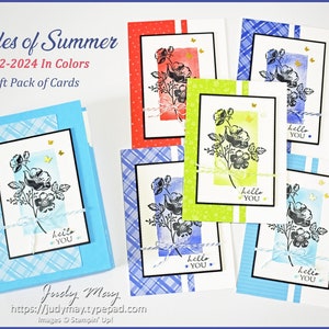 2022-24 En Couleurs | Ensembles-cadeaux de cartes | Traiter l'emballage | Mini-album | Cadeaux | Lot de 15 Stampin' Up! Tutoriels