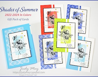 2022-24 In Colors |  Card Gift Sets | Treat Packaging | Mini Album | Gifts | Bundle of 15 Stampin' Up! Tutorials