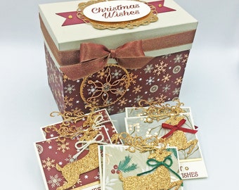 Christmas Gift Box & Tags Tutorial