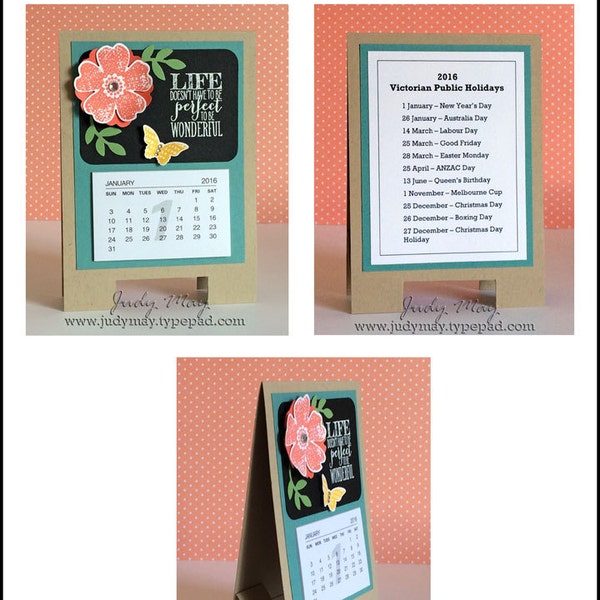 Craft Tutorial - Sandwich Board Calendar