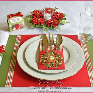 Festliches Tischgesteck | Weihnachtskarten | Weihnachtsgeschenk Verpackung | Leckerli Verpackung | Bundle mit 11 Stampin' Up! Anleitungen