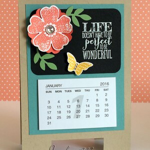 Sandwich Board Calendar Tutorial | Mini Desk Calendar | Desk Calendar Gift | Standing Desk Calendar |