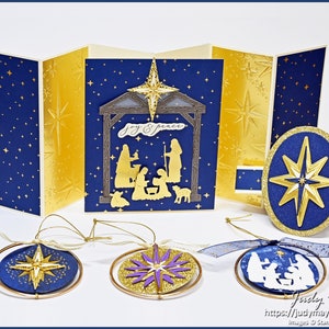 Artigianato natalizio/Decorazioni per l'albero/Cartoline pieghevoli fantasia/Cartoline di Natale/Confezioni regalo e dolcetti/Pacchetto da 13 Stampin' Up! Tutorial