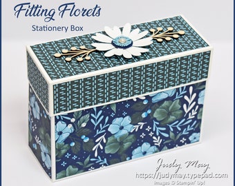 Stationery Box  | Fitting/Framed Florets Projects | Thank You Gifts & Cards | Stamping Techniques | Bundle of 12 Stampin' Up! Tutorials