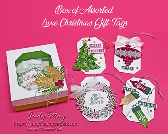 Box Assorted Luxe Tags | Sets of Cards | Fancy Fold Cards | Christmas Cards | Treat & Gift  Packaging | Bundle of 13 Stampin' Up! Tutorials