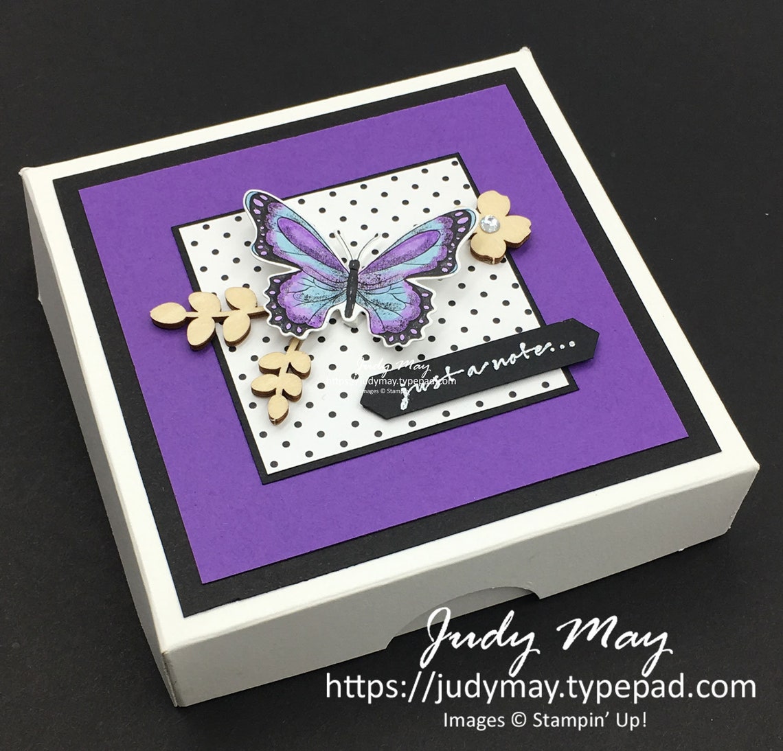 Craft Tutorial - Botanical Butterfly Note Cards & Pizza Box - Etsy