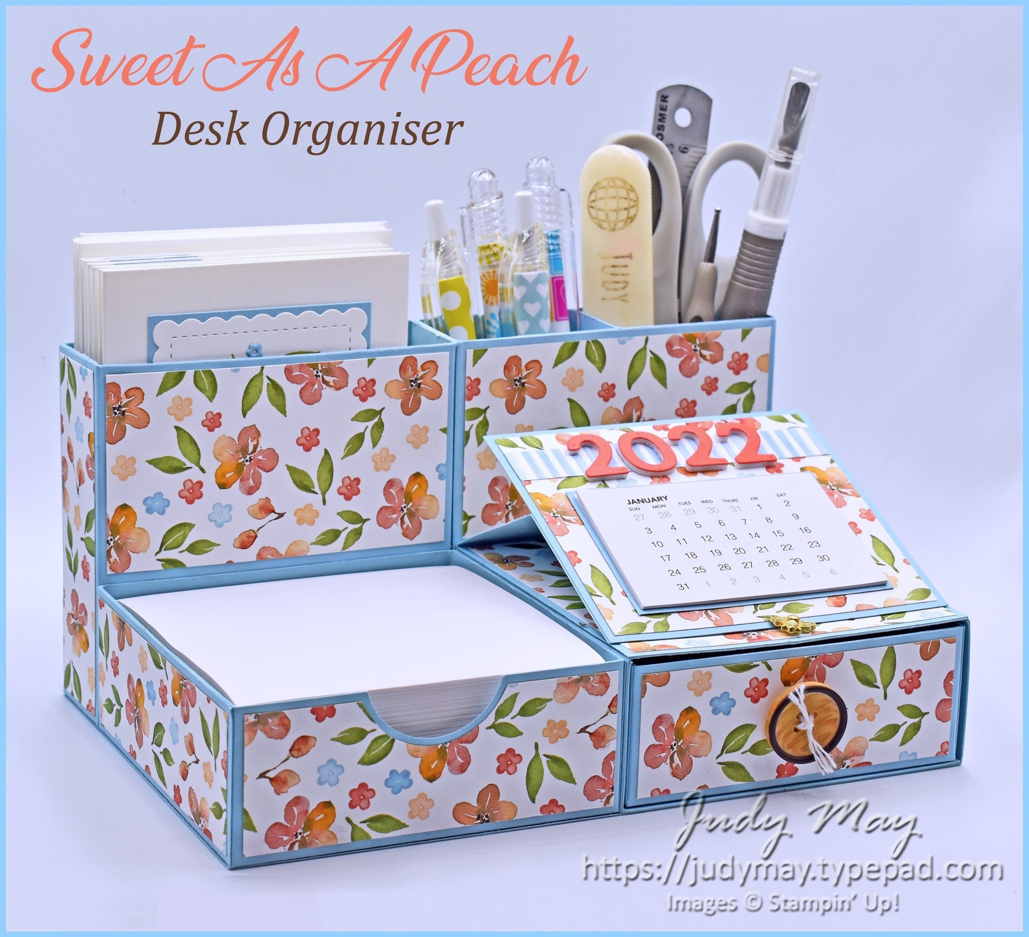 Download 6 Page Stampin up Tool Paper Cardstock Organizer Case