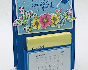 Craft Tutorial - Easel with Sticky Notes & Mini Calendar