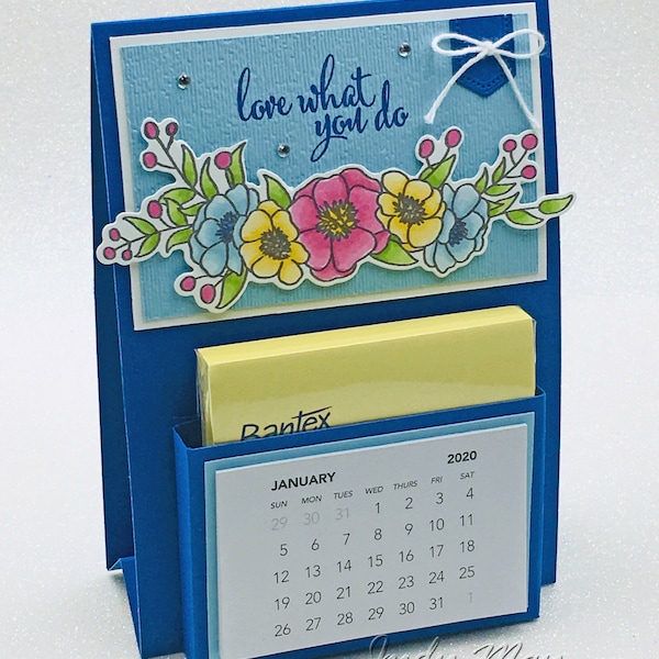 Craft Tutorial - Easel with Sticky Notes & Mini Calendar