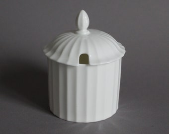 Royal Worcester Warmstry Confiture de moutarde blanche en porcelaine fine Angleterre