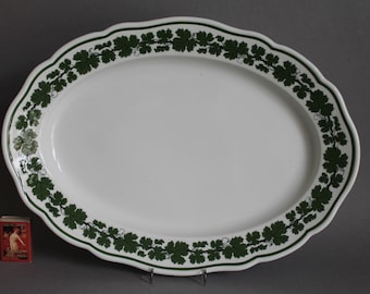 2 Speiseteller Teller flach 25,5 cm 1.Wahl Meissen Weinlaub Pfeifferzeit um 1924