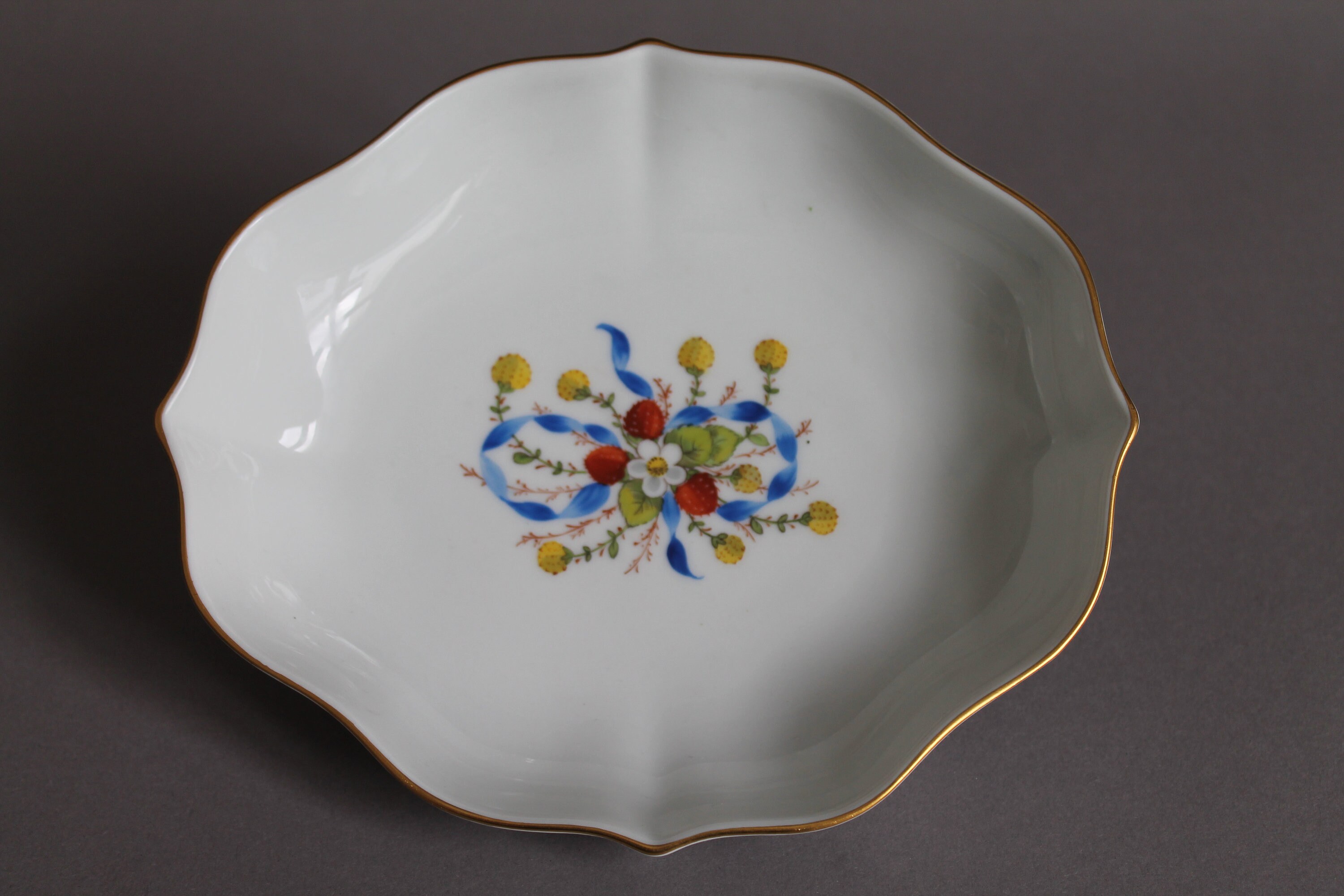 Höchst Hoechst Porzellan Germany Frühsommer ovale Schale L. Etsy